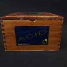 Acid Kuba Kuba - Empty Wooden Cigar Box 7½x7⅜x4½ - Collectible Storage picture