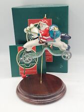 Hallmark Keepsake Christmas Ornament - Galloping Into Christmas - 1991 - MIB picture