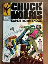 CHUCK NORRIS KARATE KOMMANDOS #4 Comic -1987 picture