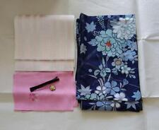 Japanese Adult Yukata Kimono Set Polyester Single One Size Fits Most Nagoya Ob picture