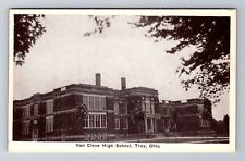Troy OH-Ohio, Van Cleve High School, Antique Vintage Souvenir Postcard picture