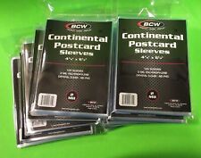 1000 CONTINENTAL EUROPEAN POSTCARD SLEEVES, 2 MIL CRYSTAL CLEAR, 4-3/8 X 6-1/4 picture