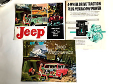 1950s  JEEP WAGONEERS  CAR / AUTO BROCHURE (3 ITEMS) picture