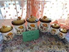merry mushroom canister set Of 6 picture