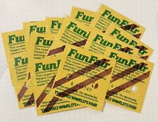 One (1) 1982 World's Fair Fun Fair Attraction Coupon (Knoxville, TN) Rare picture