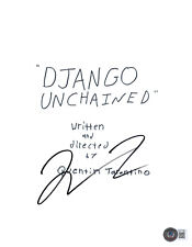 QUENTIN TARANTINO SIGNED AUTOGRAPH DJANGO UNCHAINED  FULL SCRIPT BECKETT BAS picture