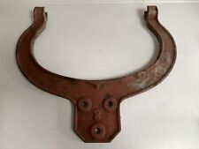 Vintage Cast Iron No 2 School Church Dinner Cast Iron Bell Yoke ONLY picture