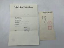 Eydie Gorme Signed Letter Dated 1962 Personal Letterhead Envelope Steve Lawrence picture