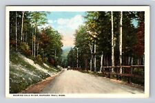 Mohawk Trail MA-Massachusetts, Nearing Cold River, Antique Vintage Postcard picture