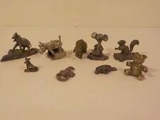 A614 Vintage Pewter People Characters Figures Lot picture