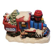 Christmas Train  Mold Santa Express Holiday Ceramic Hand Painted Decoration 1970 picture