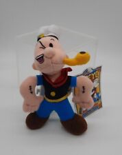 Vintage 1999 CVS Stuffins Popeye The Sailor Man Mini Plush Clip On Keyring Toy picture
