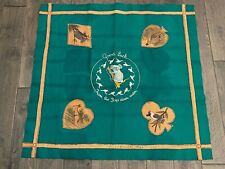 Vtg WW II Australian Felt & Leather Textile Good Luck From the Boys Down Under picture