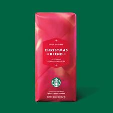 Starbucks Christmas Blend 2021 Whole Bean 16 oz Featuring Rare & Aged Sumatra picture