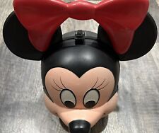 Vintage Walt Disney Minnie Mouse Head Plastic Lunch Box by Aladdin NO Thermos picture