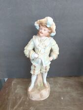 Antique Victorian Bisque Fancy Gentleman Figure Figurine German Statue picture