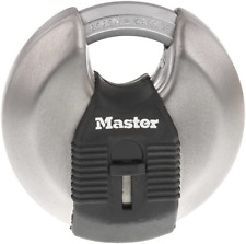 Master Lock M50XD Magnum Heavy Duty Stainless Steel Discus Padlock with Key, Sil picture