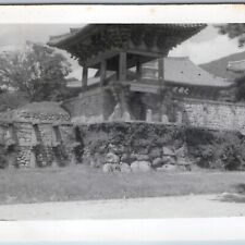 c1950s Gyeongju South Korea Bulguksa Temple Photo Snapshot by US Soldier War C54 picture
