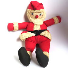 Vintage 1940's Tykie Toy Conley GA Santa Claus Stuffed Cloth Santa 14