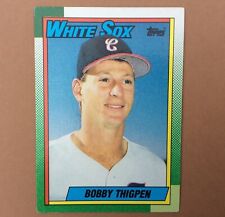 1990 TOPPS BASEBALL CARD #255 BOBBY THIGPEN WHITE SOX Trading Card picture