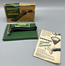 1930s Era Enders Speed Shaver Single Edge Razor, Blades, Instructions, Box NEW picture