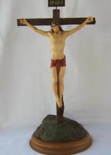 Exquisite Large Franklin Mint THE CRUCIFIXION Jesus Porcelain Figurine with Base picture