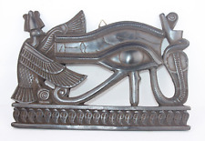 HANDMADE ANCIENT EGYPTIAN ANTIQUE EYE of Horus with Ibis and Holly Cobra Stella picture