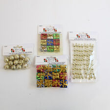 Lot of 4 Packages of Merry Minis Michael's Stores Inc Christmas Tree Ornaments picture
