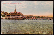 Vintage Postcard 1916 Edgewood Yacht Club, Narragansett, Rhode Island (RI) picture