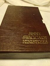 Vtg 1986 Jimmy Swaggart Ministries (3 Volume Leather Bound Set) Collectible   U1 picture