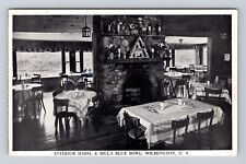Wilmington NY-New York, Blue Bowl Restaurant, Interior, Vintage c1950 Postcard picture