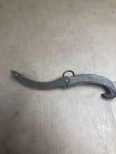 Vintage Elkhart Folding Fireman’s Hydrant Spanned Wrench/pry Bar picture
