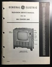 1961 General Electric 100 page Repair Manual for over 60 types of Televisions  picture