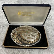 Sterling Emerald '07 Manntana Futurity & Derby Open Champion Choice Belt Buckle picture