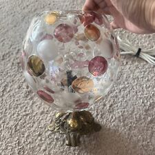 Vintage Bohemia Crystal Globe Lamp picture