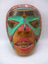 Pacific Northwest Tlingit Haida Bella Coola Native American Abalone Mask picture