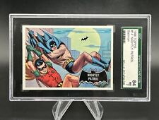 1966 TOPPS BATMAN #14 NIGHTLY PATROL SGC 7 NM 84 CENTERED picture