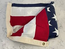 US American Flag 50 Stars Sewn Valley Forge Co 10’ x 5’ Huge Vintage Immaculate picture