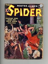 Spider Pulp Sep 1937 Vol. 12 #4 VG picture