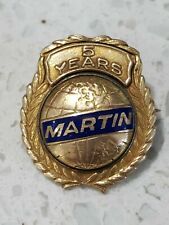 Vintage 10K Gold Martin Marietta 5 Years Service Pin picture