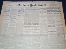 1930 JULY 12 NEW YORK TIMES NEWSPAPER - JONES WITH 144 TIED FOR SECOND - NT 9430 picture