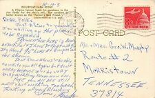 APO 74 USAF Air Force Pilot Mail 1963 Vietnam War Philippines Base Postcard U1 picture