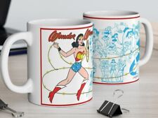 Wonder Woman Coffee Mug 11oz - DC Comics - Trina Robbins Art - JSA - Amazons picture