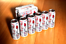 Empty Can Budweiser VERDY BEER 500ml. 6 pie. set with package from Japan arigato picture