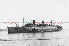 F004295 USS Wakefield AP 21 Former Ocean Liner SS Manhattan after Fire at Sea picture