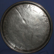 1940 Antique hand made tinned copper serving tray platter picture