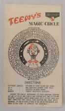 SUPER RARE Safeway Teeny The Magical Clown Teeny's Magic Circle Card picture