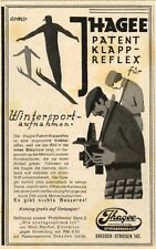 Ihagee camera Dresden 1928 ad patent folding reflex advertising by Gimpel picture