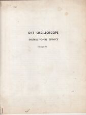 Vintage DeVry Technical Institute Oscilloscope Test Equipment DTI - MANUAL picture