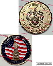 Trump National Golf Club Colts Neck, NJ Flag June 13, 2009 Challenge Coin /Medal picture